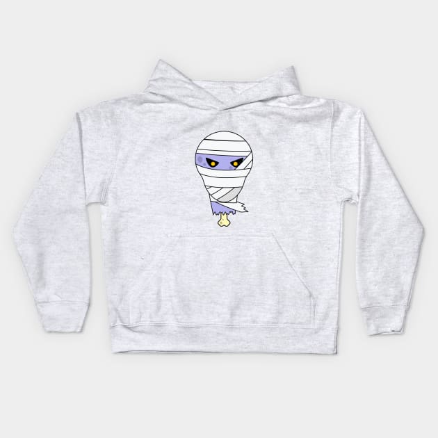 Egyptian evil mummy in bandages Kids Hoodie by leto Hi